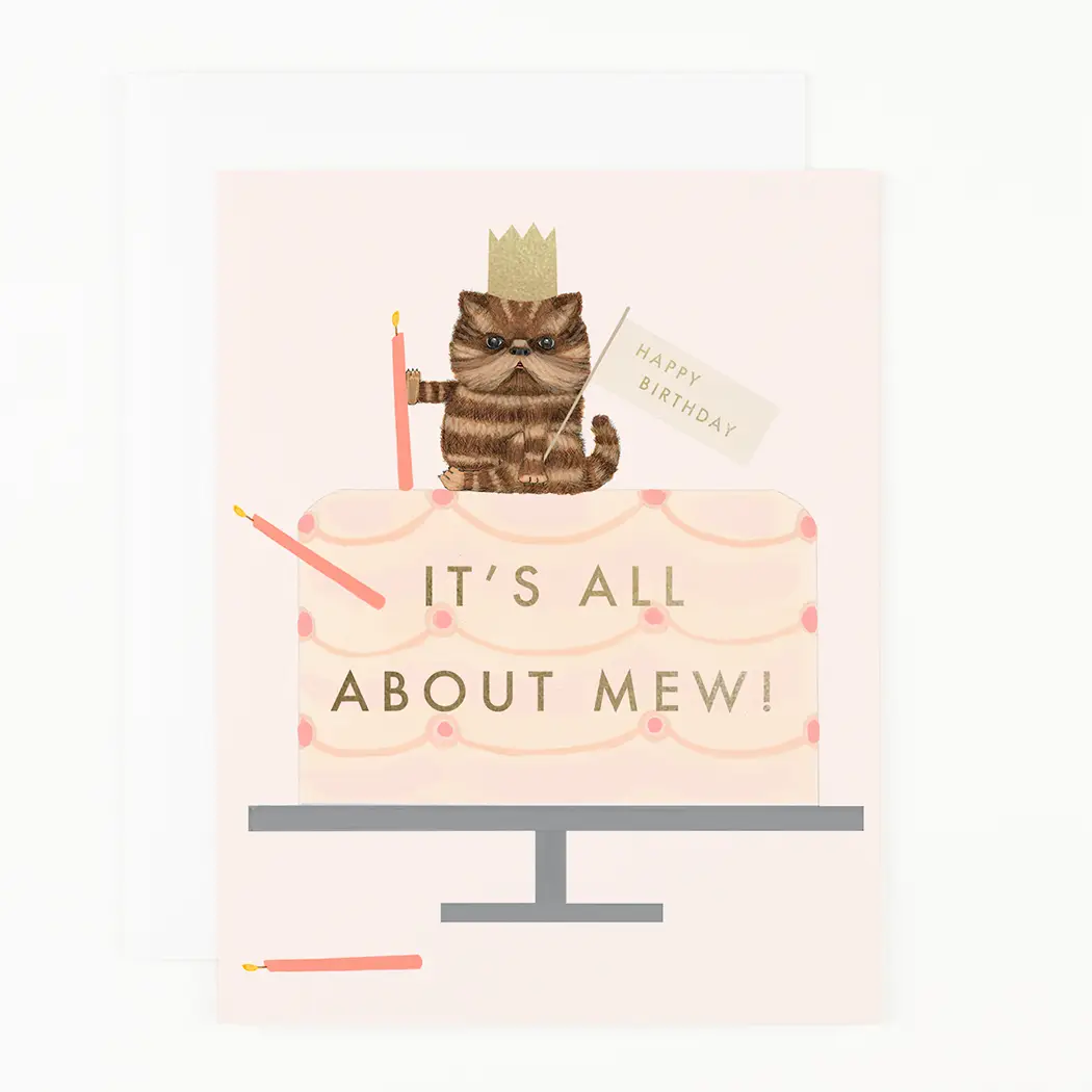 Dear Hancock Birthday Card - It's All About Mew!